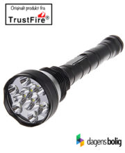 TrustFire 12XT6 LED lommelygte 13000 lumen 361050 DagensBolig