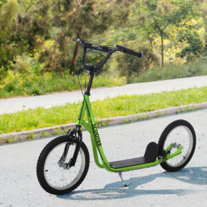 Børneløbehjul, løbehjul, city scooter, løbehjul, børneløbehjul, kickboard med luftgummidæk, håndbremse, børneløbehjul, fra 5 år