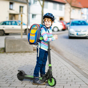 El-Scooter El-Scooter 120W Motor 6 km Rækkevidde Maks. 8 km/t El-Scooter Belastning op til 50 kg, El-Scooter til Alder 6 og Opefter Grøn+Hvid