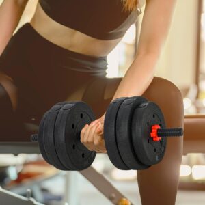 2 i 1 håndvægtsæt 25 kg justerbar håndvægt og vægtstang professionel håndvægt styrketræning og vægtløftning til hjemmefitness