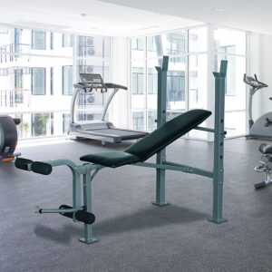 Multifunktions håndvægtsbænk træningsbænk vægtstation skråbænk fitnessstation fitnessudstyr stål 165 x 68 x 114 cm