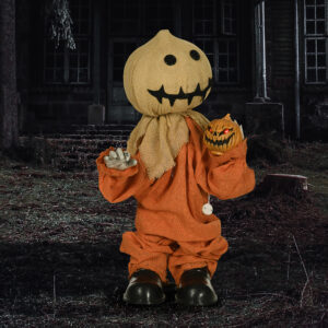 Fugleskræmsel Halloween Dekoration, Flytbar, Laver Lyde, Batteridrevet
