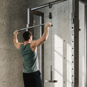 Fitness Lat Pulldown Gym Fitnessudstyr Kabeltræksystem Armstyrketræning til hjemmet