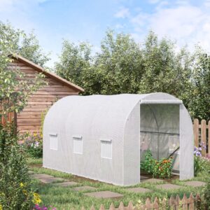 Drivhus 350x200x200cm filmdrivhus drivhus plantehus ideelt til havepleje og plantedyrkning