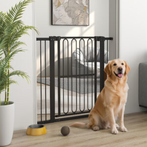 Sikkerhedsgitter til Hunde, 76-104 cm Sikkerhedsgitter uden Boring, Trappegitter