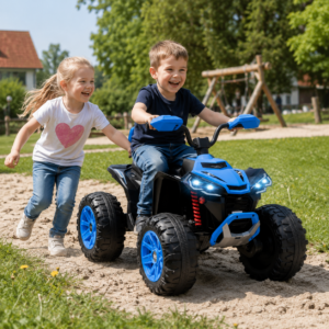 Børns Elektriske ATV, 24V Elbil med 4 Hjul, Forlygter, USB-Port, MP3-funktion, 6,5 km/t, 3-8 År