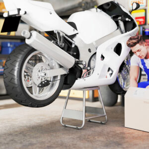 Motorcykelstativ, Universal Motorcykelbeslag, Belastningskapacitet op til 500 kg, Motorcykelstativ, Motorcykeldonkraft, Motorcykellift, Motorcykel Motocross Lift, Donkraft, Monteringsstativ