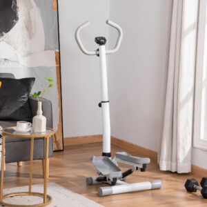 Stepper Motionscykel til Hjemmet med LCD-skærm Justerbar Hastighed Metal ABS 55 x 53 x 118-128 cm